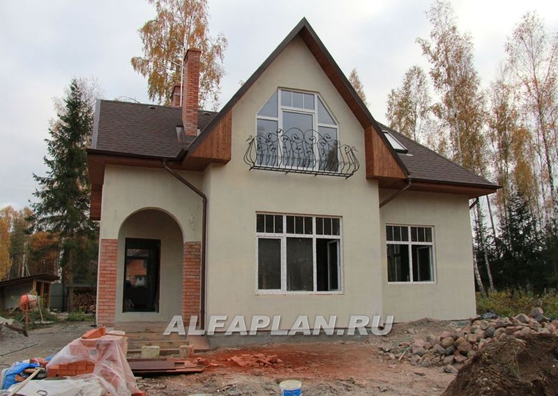 Строительство дома по проекту 123A - фото №1