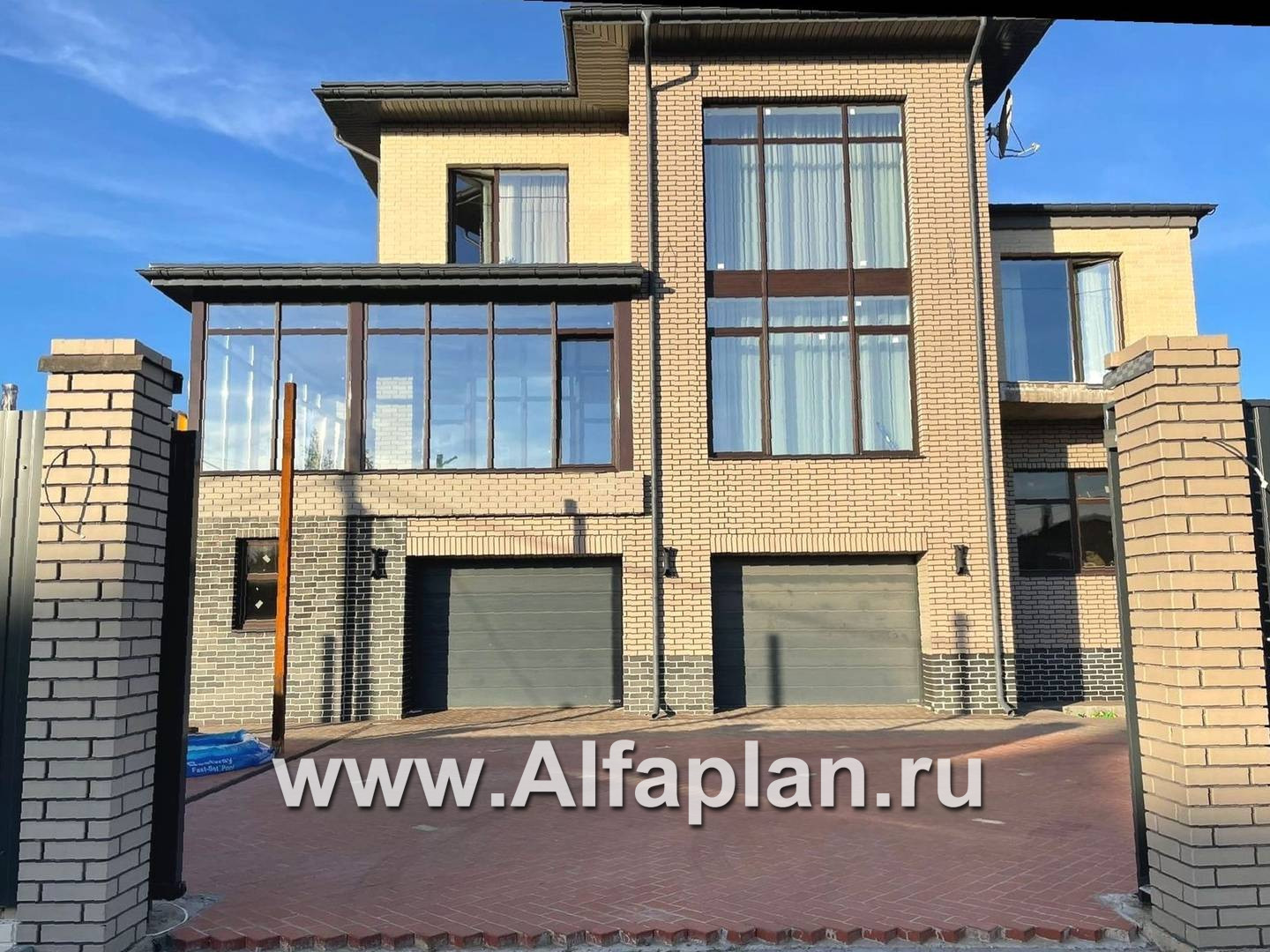 Строительство дома по проекту 77B - фото №1