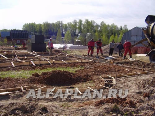 Строительство дома по проекту 25C - фото №1