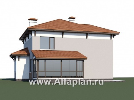 «Эликсир» - проект двухэтажного дома, с террасой, в современном стиле - превью дополнительного изображения №1